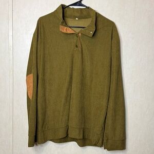 No Brand Mens Sz Large Corduroy Long Sleeve Shirt